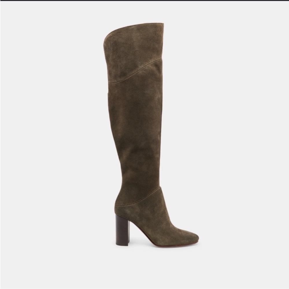 Dolce Vita Sury Boots Army Suede sz 6.5 - Picture 2 of 16